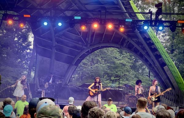 Molly Tuttle playing All Good Now festival at Merriweather Post Pavilion in Columbia MD on Saturday,m June 14, 2025