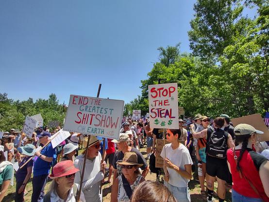 No Kings protest in Boulder, Colorado, June 14, 2025