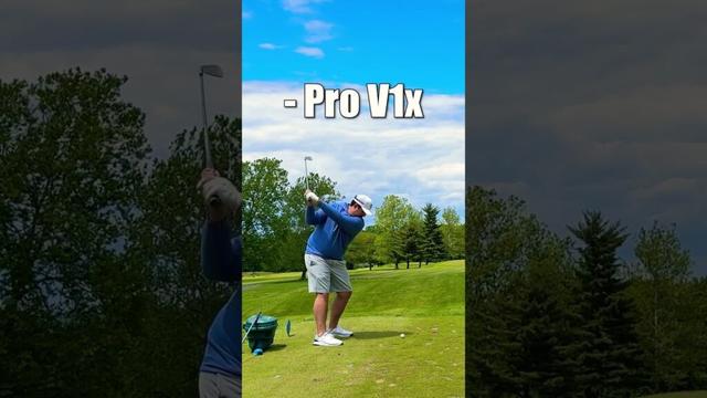 Titleist Pro V1 vs Left Dash Pro V1x. #golf #golfgear #golfshorts
