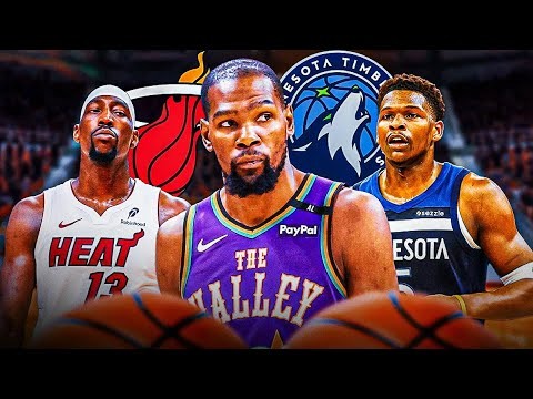 MAJOR UPDATE! Miami Heat are in a bidding war with the Minnesota Timberwolves for Kevin Durant…