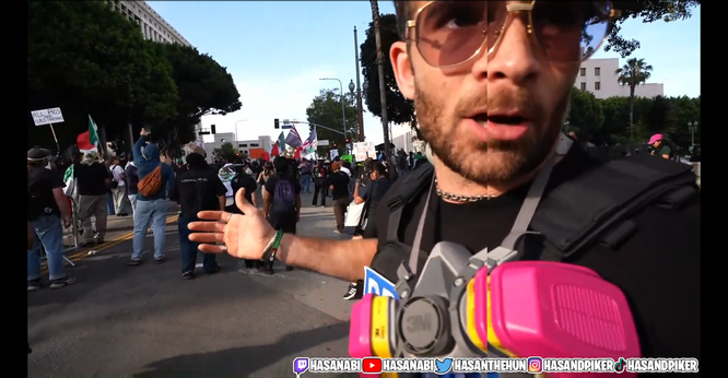 Screenshots du live du 15/06/2025 de Hasan Abi