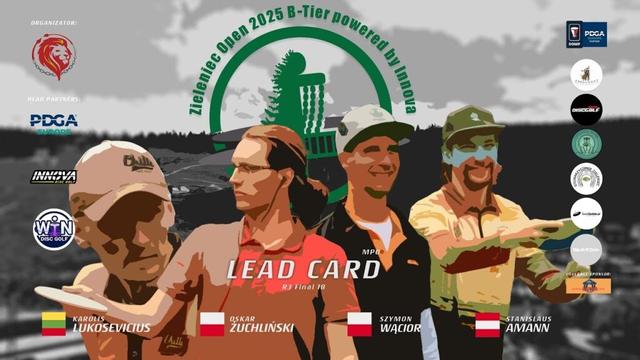 2025 Zieleniec Open B-Tier by Innova | R3F18 MPO Lead Card | Amann, Lukosevicius, Wącior, Żuchliński
