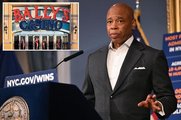 Roll the dice! Eric Adams helps save Trump-linked Bally's casino bid