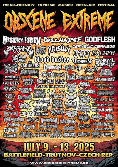 OBSCENE EXTREME 2025 poster