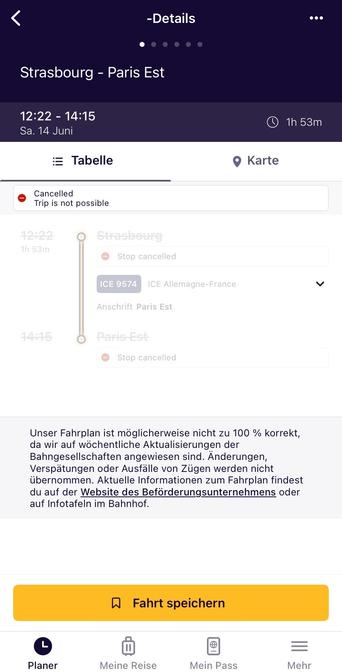 I was hoping the ICE from Berlin to Paris would be a bit more reliable 😒