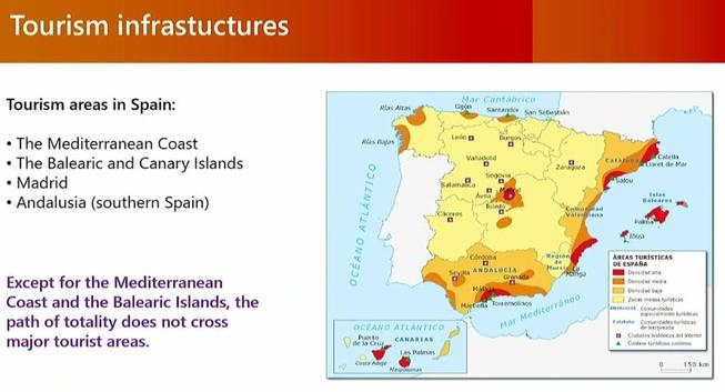 Tourism areas