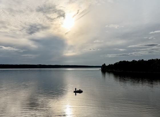 Fishing at sunset on the Ottawa River. June 13 2025