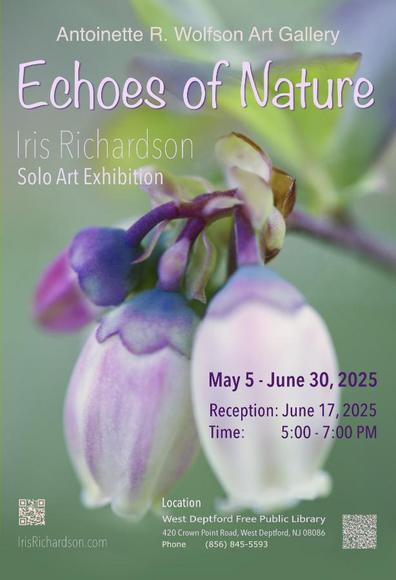 Iris Richardson Sola art exhibition poster