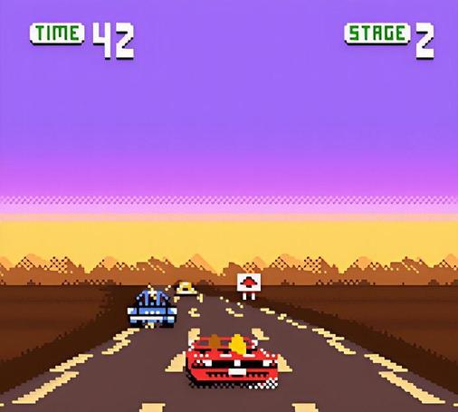 [ImageSource: Rocketship Park]

Rocketship Park said: „PLEASE remember this is a ‘what if’ scenario. You’re playing a DEMO/PROTOTYPE of a Game Boy game. With SEGA's permission I’d love to make the full game someday.“

Controls on Game Boy Color / Analogue Pocket:

• left and right - steer
• A - accelerate

„NOTE: The emulator on this web page uses Z for Accelerate.“