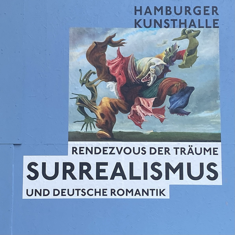 Rendezvous der Träume in der Hamburger Kunsthalle – Surrealismus trifft auf deutsche Romantik. Eine Reise zwischen Fantasie, Albtraum und