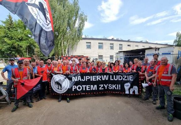 Bild der Streikenden von Jeremias in Gniezno
