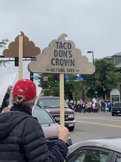 Turd on a stick. 

Taco Don's Crown.