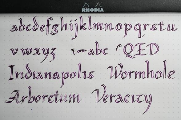 Writing sample:
abcdefghijklmnopqrstu
vwxyz abc QED
Indianapolis Wormhole
Arboretum Veracity