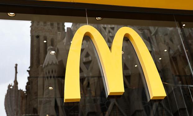 McDonalds logo is seen in Barcelona, Spain. (NurPhoto via Getty Images)