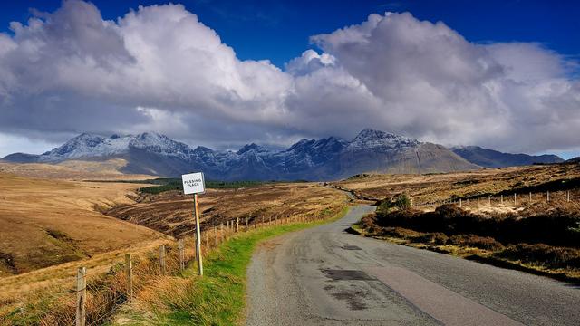 Passing place - The iconic skyline and spectacular view of the Black Cuillin with a light dusting of spring snow viewed from the road to Glenbrittle.

A dramatic view whatever the weather.

Isle of Skye, Scottish Inner Hebrides

<a href="http://www.twiston.com/" rel="noreferrer nofollow"><b>website</b></a> | <a href="https://www.instagram.com/images.twiston/" rel="noreferrer nofollow"><b>instagram</b></a> | <a href="https://500px.com/p/twiston?view=photos" rel="noreferrer nofollow"><b>500px</b></a>