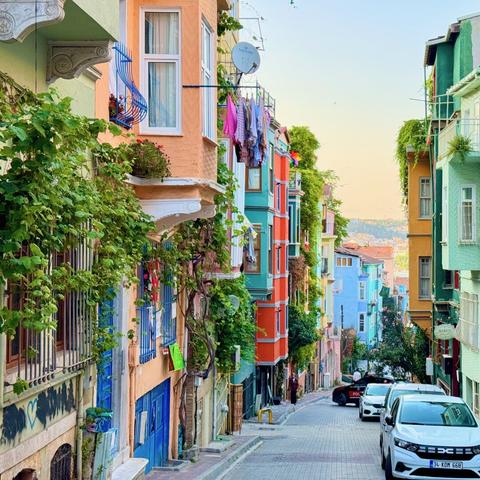 colourful houses