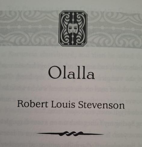 Olalla by Robert Louis Stevenson