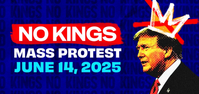 No Kingsd Mass Protest, June 14, 2025