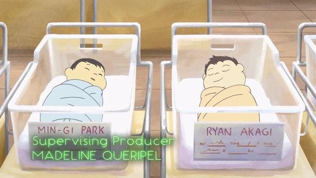 From the same scene. Ryan goes back to sleep, smiling.