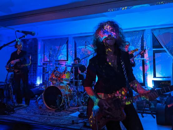 The band Gong in concert in Seattle