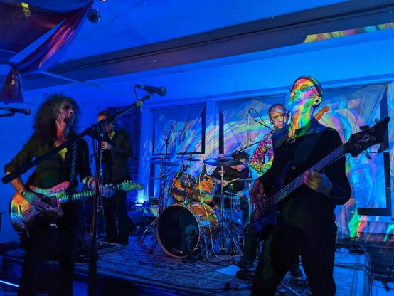 The band Gong in concert in Seattle