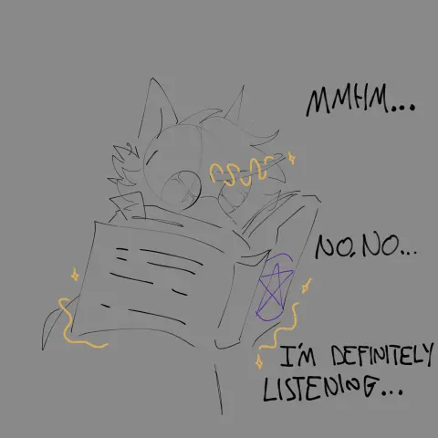 A Fangyy digital sketch of Sunburst from MLP reading a book.