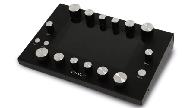 Producely Dialr Schrägansicht des MIDI-Controllers