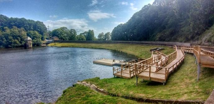 Lower Lliedi Reservoir at Swiss Valley