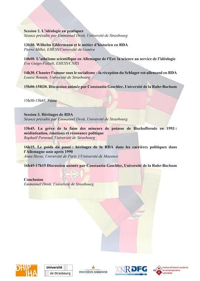 Programme du colloque, page 2