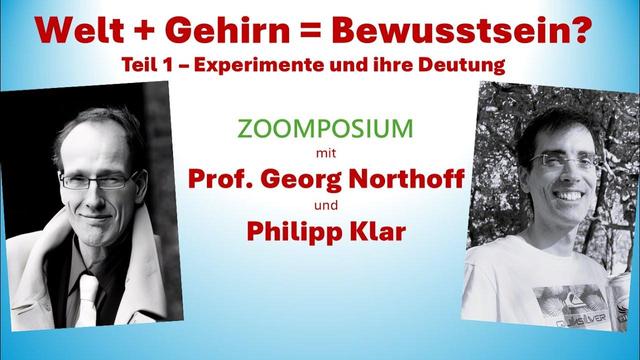 Thumbnail Zoomposium with Goerg Northoff and Philipp Klar