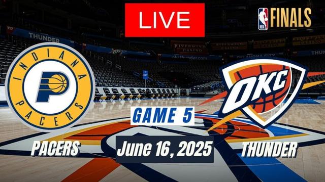 NBA Live: Oklahoma City Thunder at Indiana Pacers | Game 5- June 16, 2025 LIVE STREAM Live 2K Finals