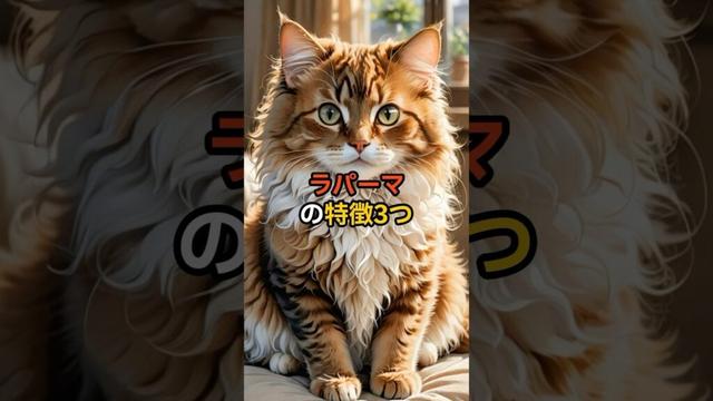 猫【種類別特徴】ラパーマの特徴3つ🐈正直主は、ラパーマという種類、初めて聞きました😳#ラパーマ #天パ #猫 #猫雑学
