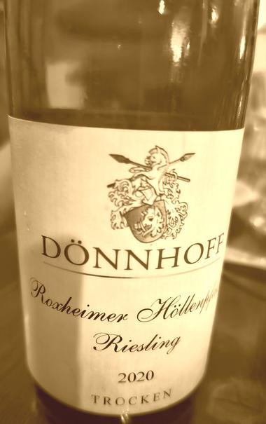 2020 Trocken Riesling from Donnhoff, Nahe, Germany, just the bottle