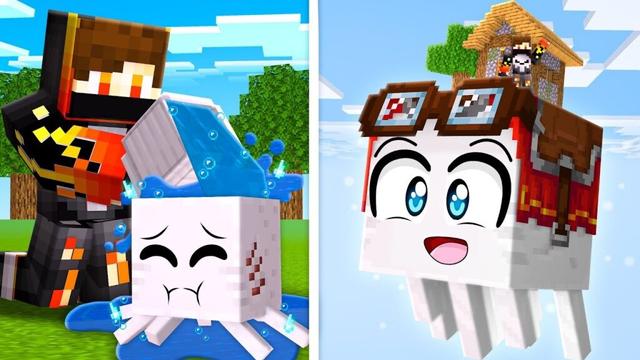 i Adopted Happy Ghast in Minecraft.....