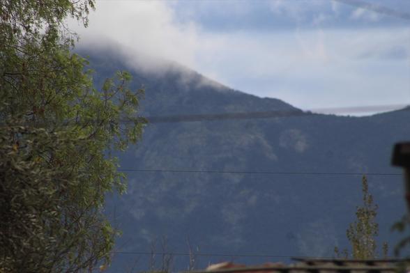 top of Mt Challay , as viewed to north of San Francisco de Mostazal