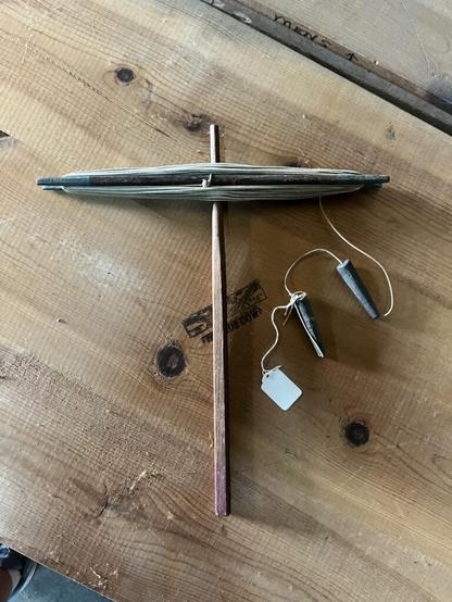 Ice Fishing Wood Pole USA Alabama