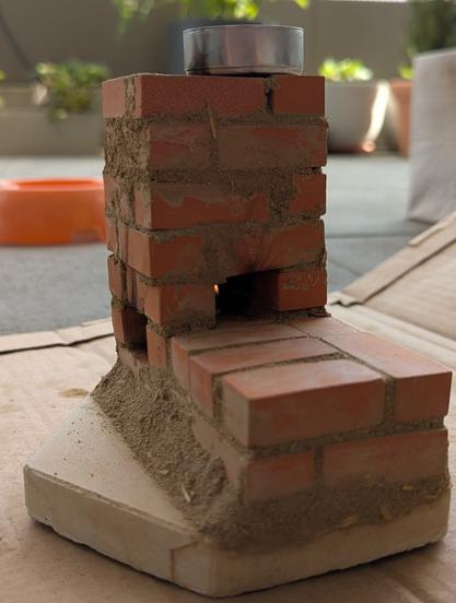 Photo des Raketenofen.