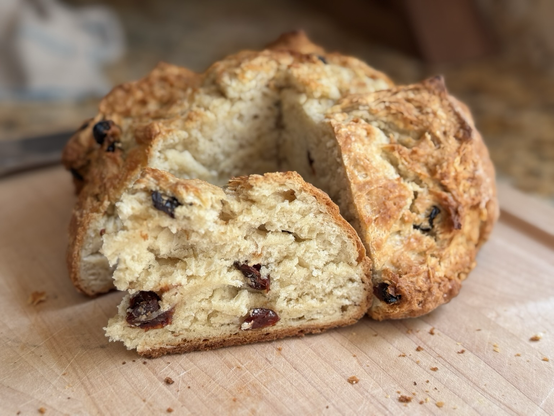 Soda bread slice