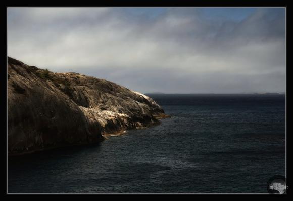 Rocks and ocean, Ocean and rocks.