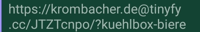 Nein, 1. nicht seriös, 2. aus Geünden nicht vomlständiger Link
