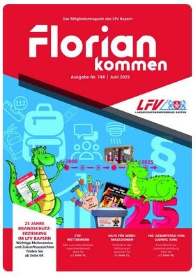Titel Florian kommen Ausgabe Nr. 144 Juni 2025