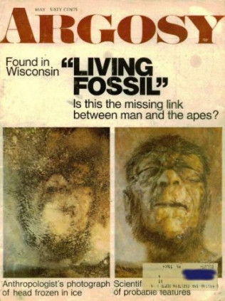 Argosy Magazine, featuring the Wisconsin/Minnesota iceman
