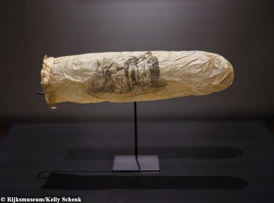 200-year-old sheep appendix condom with erotic artwork goes on display at Rijksmuseum

Amsterdam’s world-famous Rijksmuseum has unveiled a rare and provocative new addition to its collection: a near-200-year-old condom, adorned with erotic artwork, which is now on display to the public as part of a new exhibition: Safe Sex?

The unusual artifact, believed to have been created around 1830 from a sheep appendix, is an intriguing glimpse into the social attitudes towards sexuality and contraception in the 19th century...