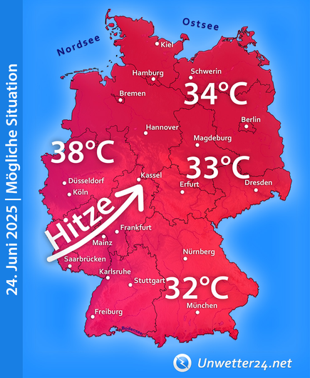 Hitzewelle Juni 2025