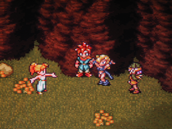 Ayla introduces herself to the party aggressively and Crono suddenly finds himself in a harem anime.