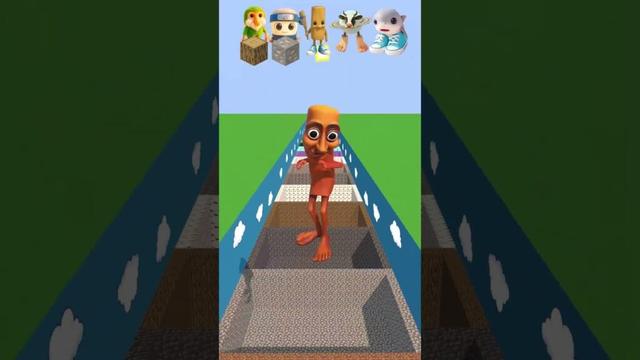 Los Tralaleritos Dicen Tralala Italian Brainrot Squid Game Longest Jump #minecraft #brainrot