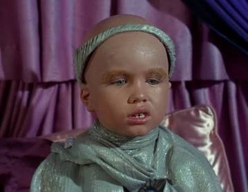 Balok, a super intelligent alien, in the form of a child