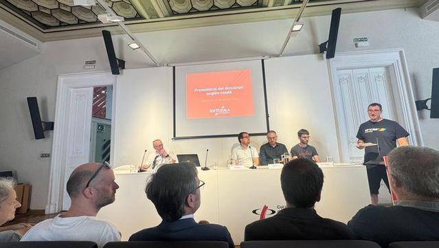 Presentació del diccionari català-anglès de Softcatalà al Col·legi de Periodistes de Barcelona (3Cat)
