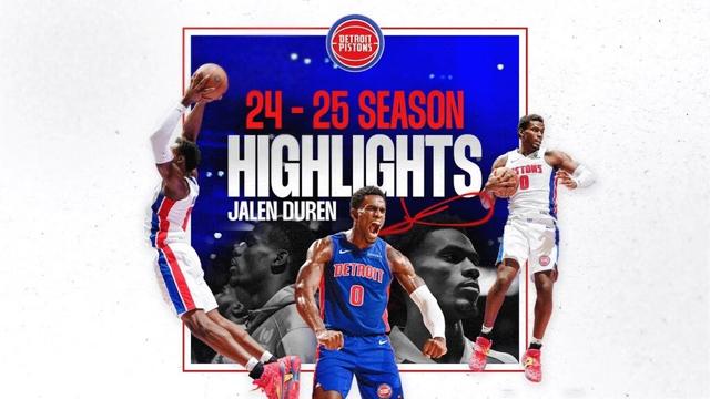Jalen Duren 2024-25 Season Highlights | Detroit Pistons #nba #detroitpistons #pistons