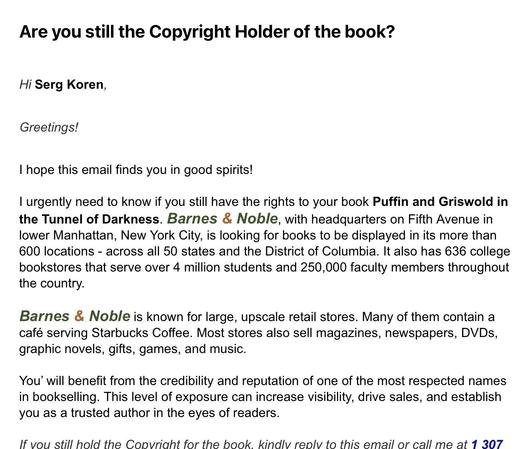 Publishing spam